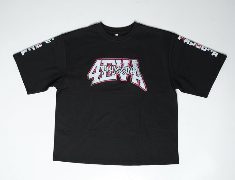 4evaThuggin “cropped” T-shirt